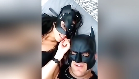 Sexy brunette shows off her face in this homemade clip