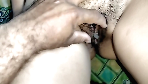 Hot desi woman gets fucked in different positions of her pussy