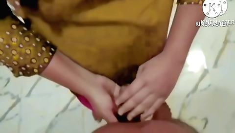 Indian bhabhi gets her hairy pussy pounded by her friend