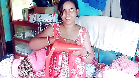 Bhabhi enjoys her stepbrother's bedroom with a sexy body