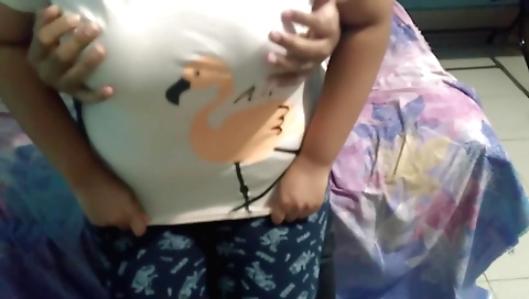 Indian stepdaughter gets fucked in a big and loud gangbang