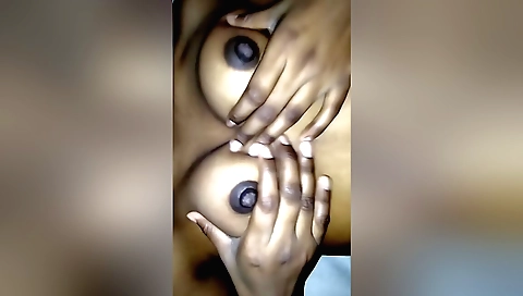 Indian bhabhi is masturbating while her husband is with her