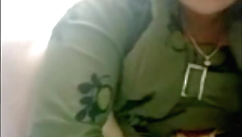 Beautiful brunette amateur babe is showing her pussy