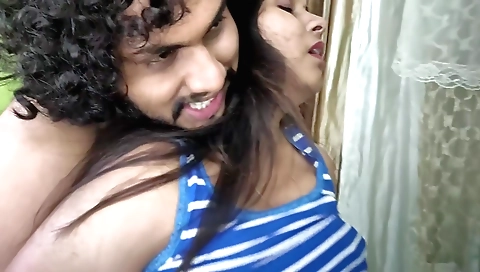 Indian girl with a small booty is getting fucked by the man