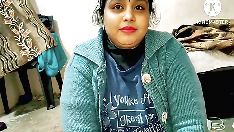 Indian girl sucking on a piece of her boyfriend's friend