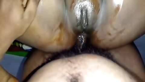 Hot amateur anal sex video with the girl and the guy