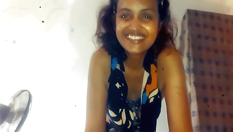 A slutty brunette teen is having an intense sex session