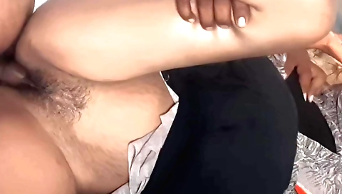 Indian babe in a long-sleeved dress is in love with her stepbrother