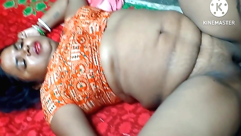 Hot stepsister-inlaw in her sexy lingerie strips and fucks