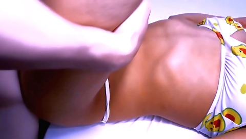 Indian girl with short skirt and stockings fucking