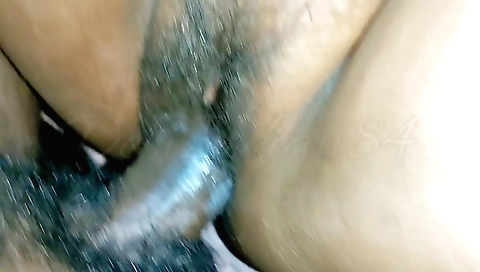 Hindi hawkeye sucking her pussy and creampie on cam