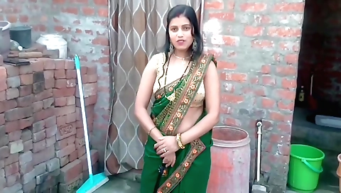 Indian brunette masturbating and then getting fucked