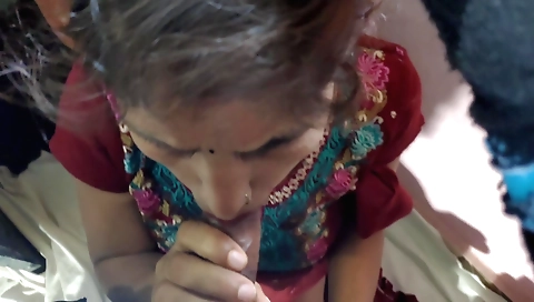 Indian brunette stepsister gets fucked by her lover