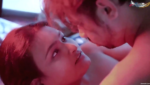 Big ass brunette milf fucked by a handsome stepbrother