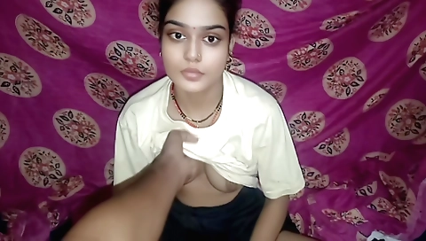 Indian amateur beauty playing with her small pussy