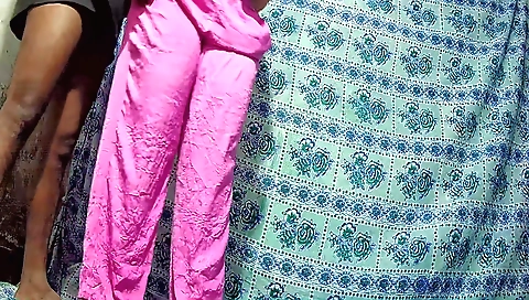 Busty amateur girl and her big duck Arab boy play in the park