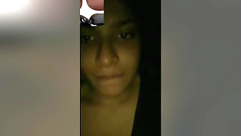 Indian beauty with small boobies shows off on solo webcam