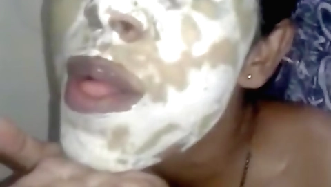 Indian amateur brunette in hair shower and sex video