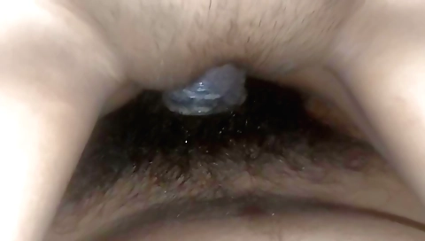 Indian girl with big boobs gives lover's cock in mouth