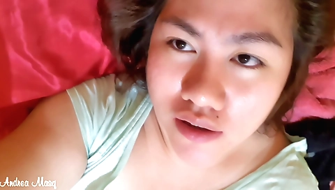 Amateur hairy fetish with hairy cunt filled up with a little cum