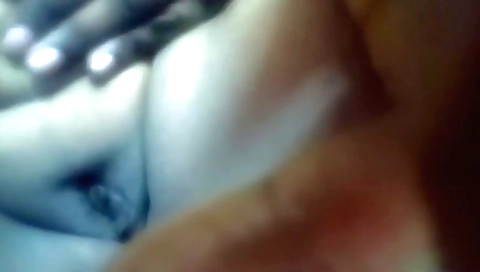 Amateur film scene with my lovely mouth touching it