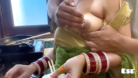 Desi Village Wife Fucked In The Kitchen With Husband