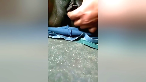 Sexy hairy naked girl with beautiful body on the bed