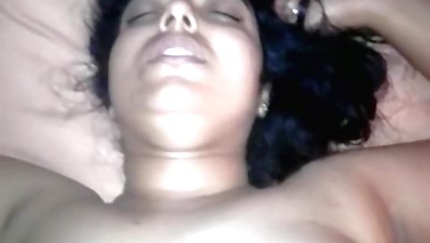 Indian slut with big tits has sex with a large cock