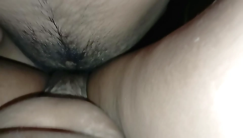 Indian girl with hairy pussy gets some hot service