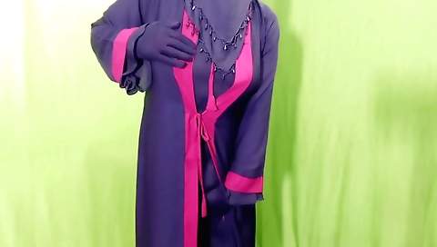 Indian Beautiful Hijabi Muslim Couple Thirsty For Fuck