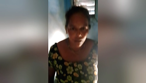 Indian solo amateur video with a slutty brunette housewife