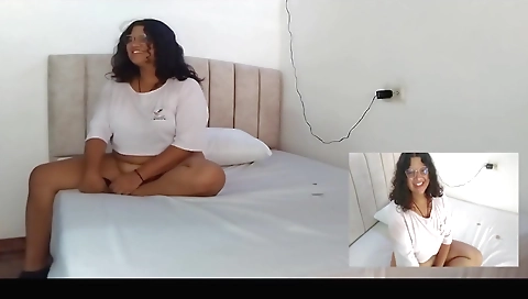 Hot brunette is a hot slut that loves to suck on her dick