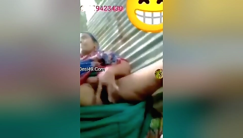 Busty blonde mature bhabhi in handjob and finger fucking