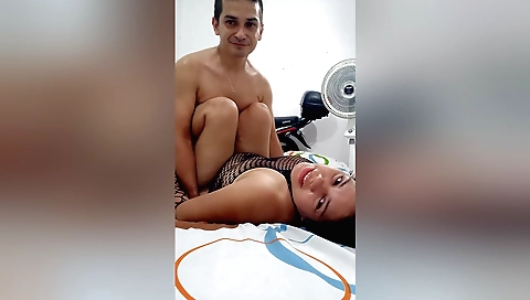 Indian brunette milf is getting fucked hard and she is enjoying it