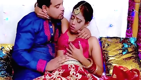 Indian girl gives her first time sex with her hubby
