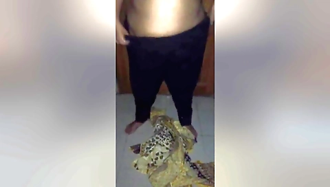 Busty brunette gets her big ass and big boobed tits filmed