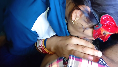 Indian girl in sexy outfit in backyard being pounded