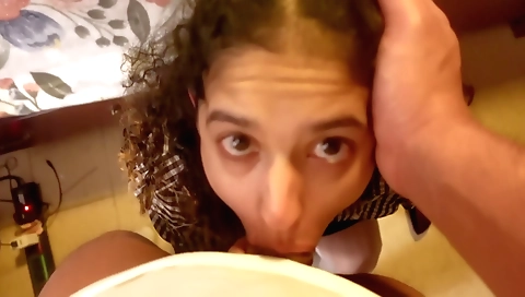 Stepdaughter gets punished by a guy for not following his rules