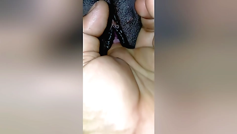 Indian amateur 18+ girl with small tits and pussy licking