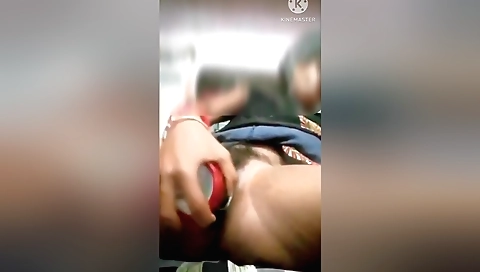 Amateur beauty enjoys pussy masturbating on webcam