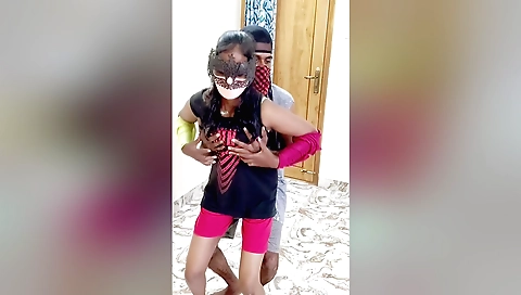 Indian yoga instructor fucks a guy in the middle of workout