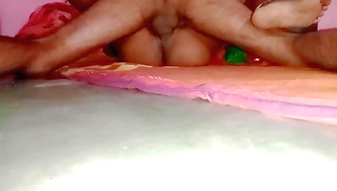 Hindi husband rides his wife with his massive cock