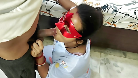 Indian teen gets her big black dick filled with cum