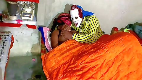 Indian chick plays with a huge dildo in her tight pussy